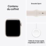 Apple Watch SE 3 40mm Lumière stellaire