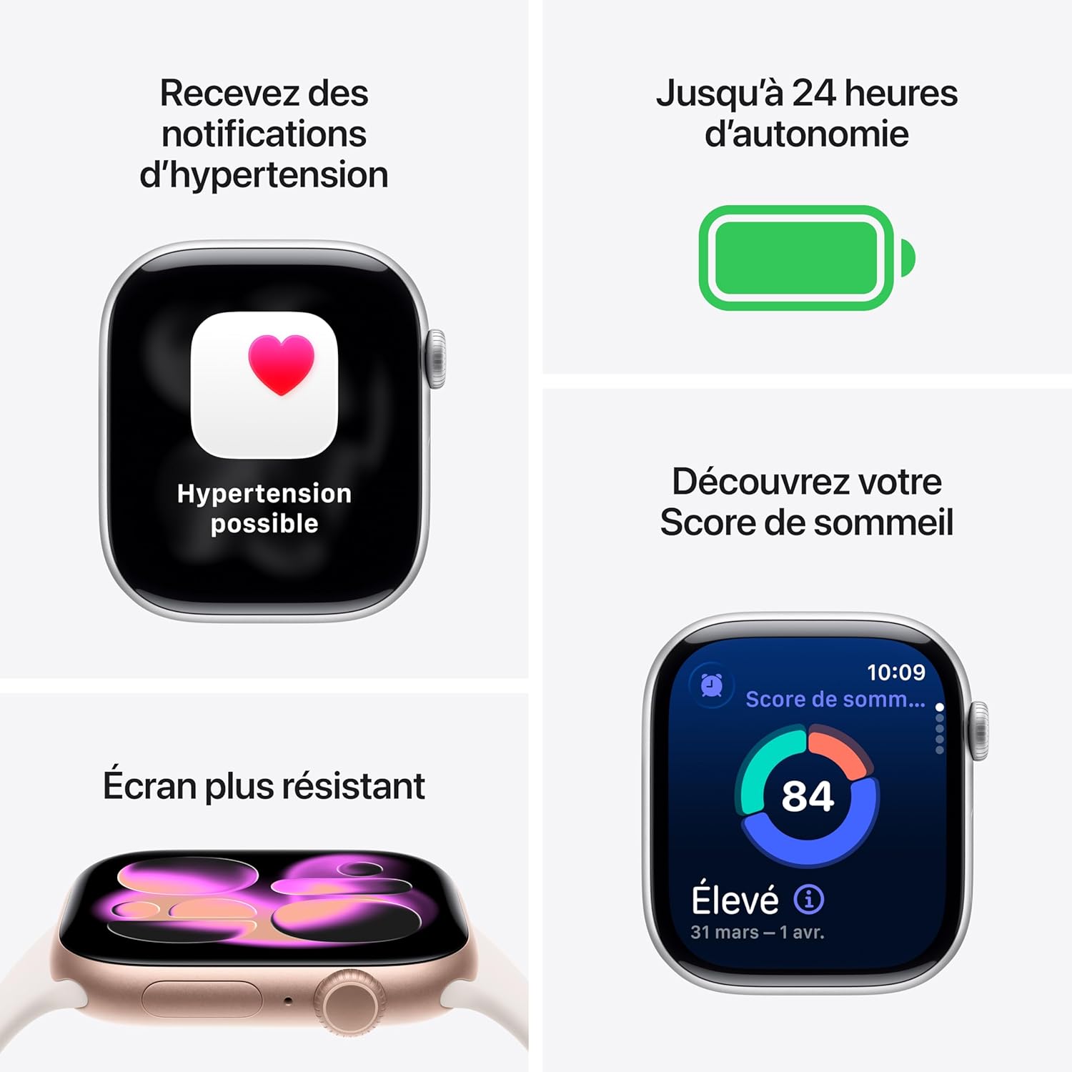 Apple Watch Series 11 42mm Or rose, Rose tendre