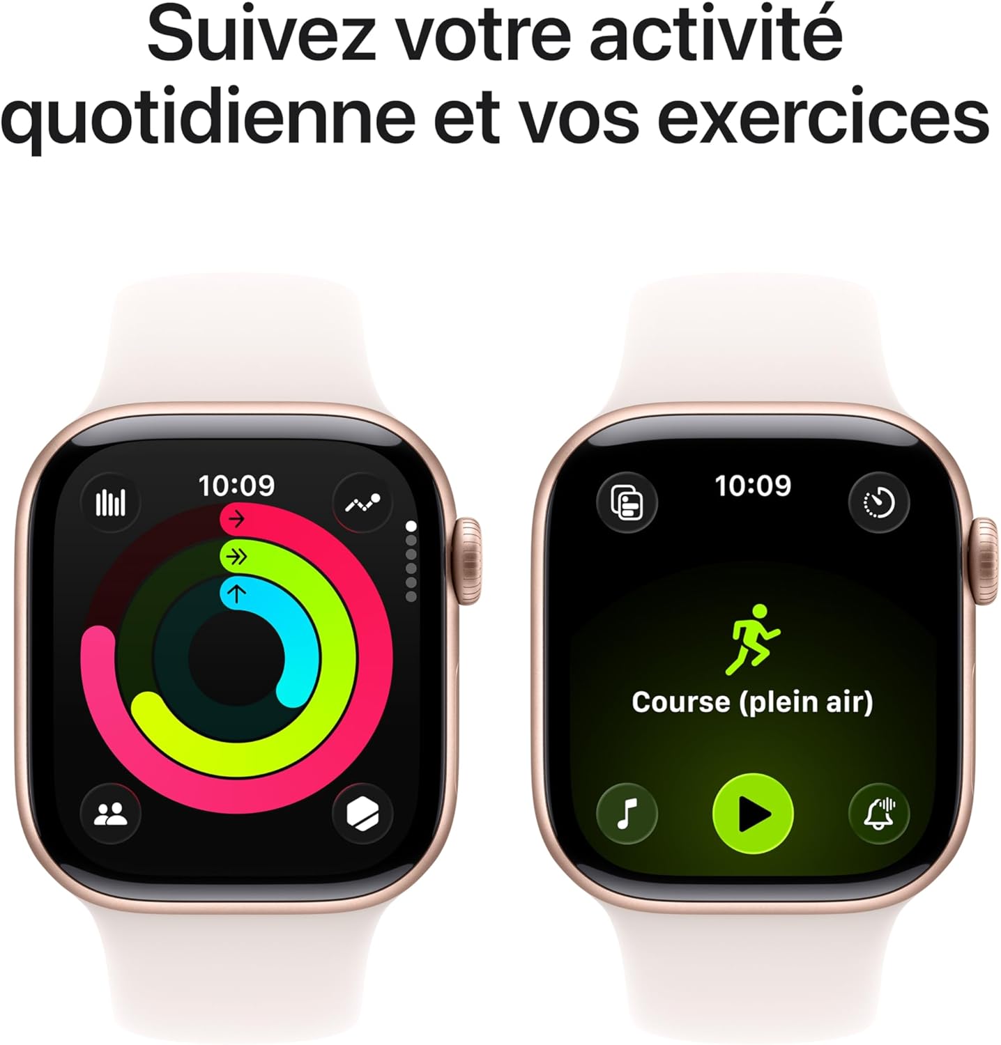 Apple Watch Series 11 42mm Or rose, Rose tendre