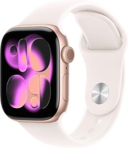 Apple Watch Series 11 42mm Or rose, Rose tendre