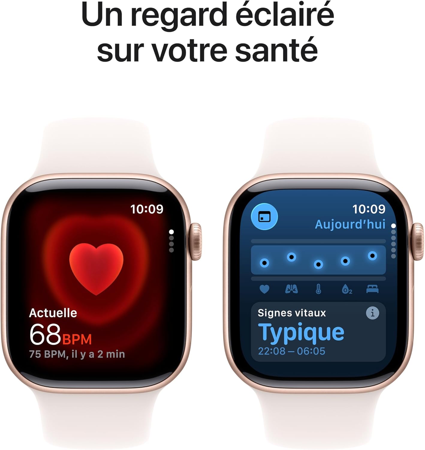 Apple Watch Series 11 42mm Or rose, Rose tendre