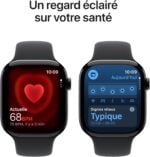 Apple Watch Series 11 [46 mm] Obsidienne/Noir