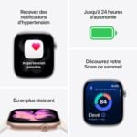 Apple Watch Series 11 [GPS 42 mm] Obsidienne/Noir