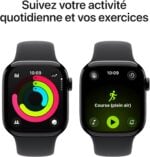 Apple Watch Series 11 [GPS 42 mm] Obsidienne/Noir