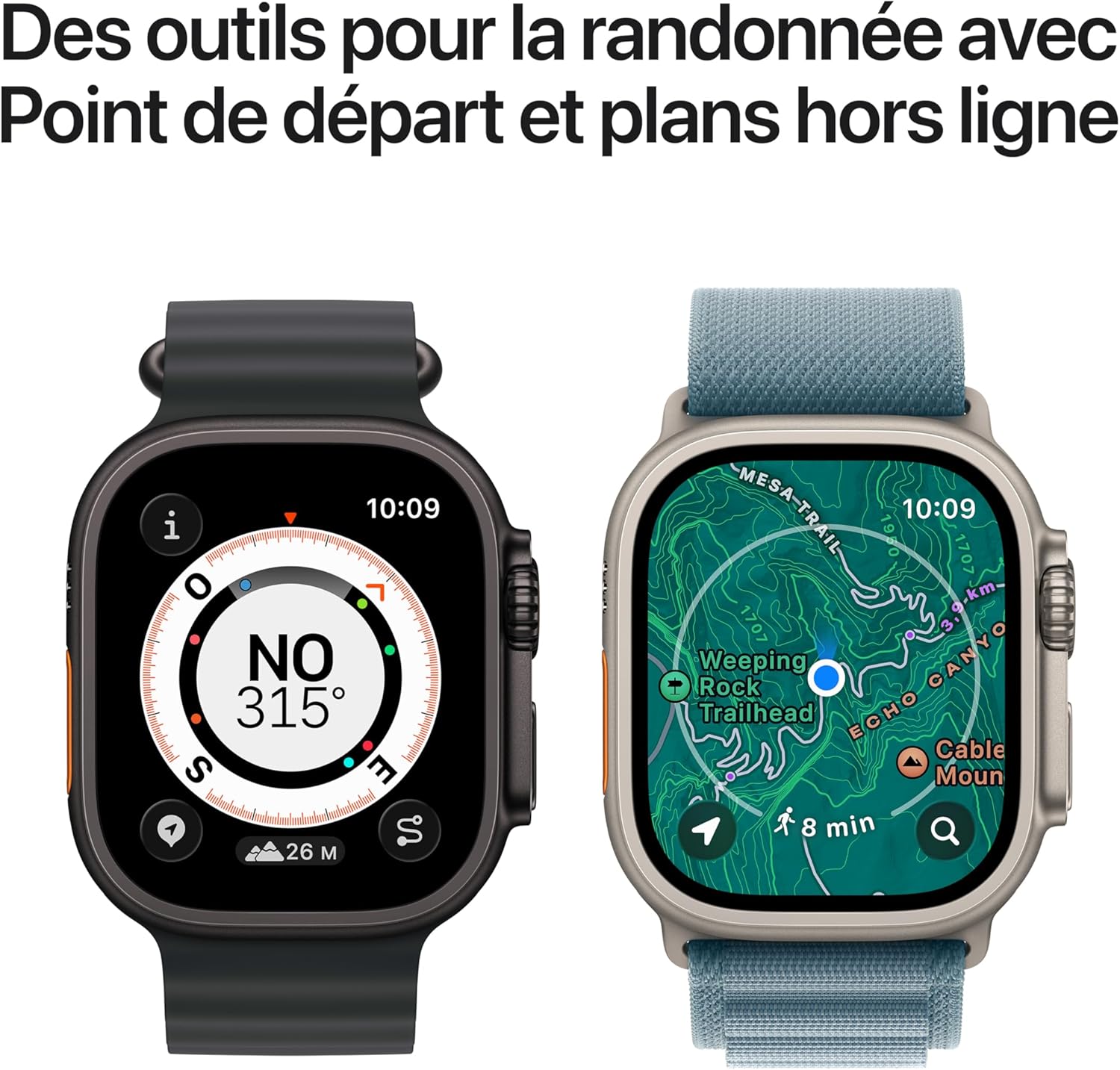 Apple Watch Ultra 3 49mm Noir/Charbon