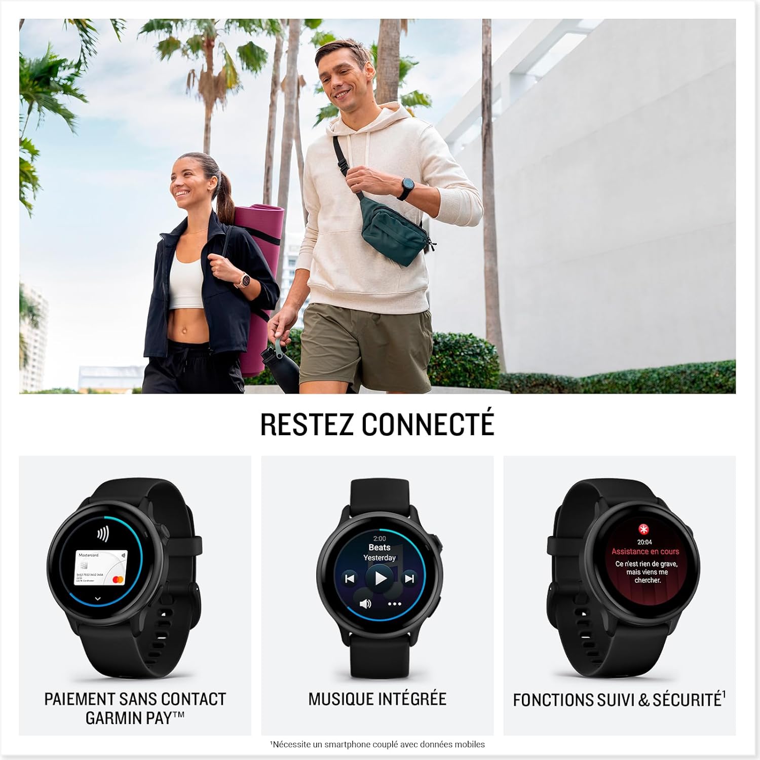 Garmin vívoactive 6 45mm Gris, Slate