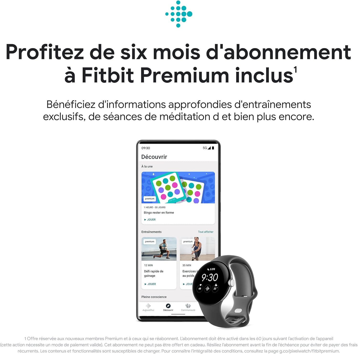 Google Pixel Watch 41mm Vert Sauge