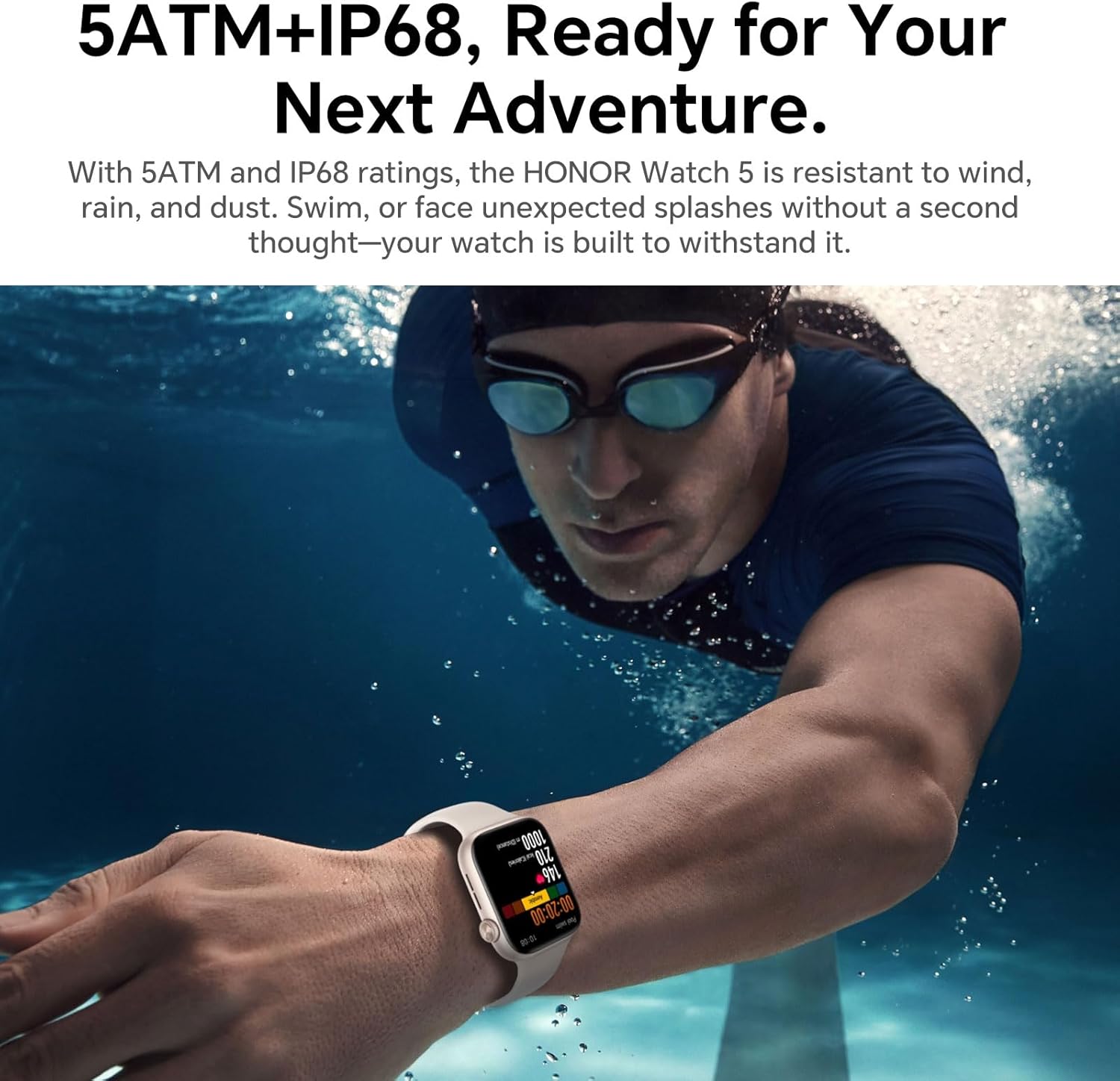 HONOR Watch 5 1.85mm Noir