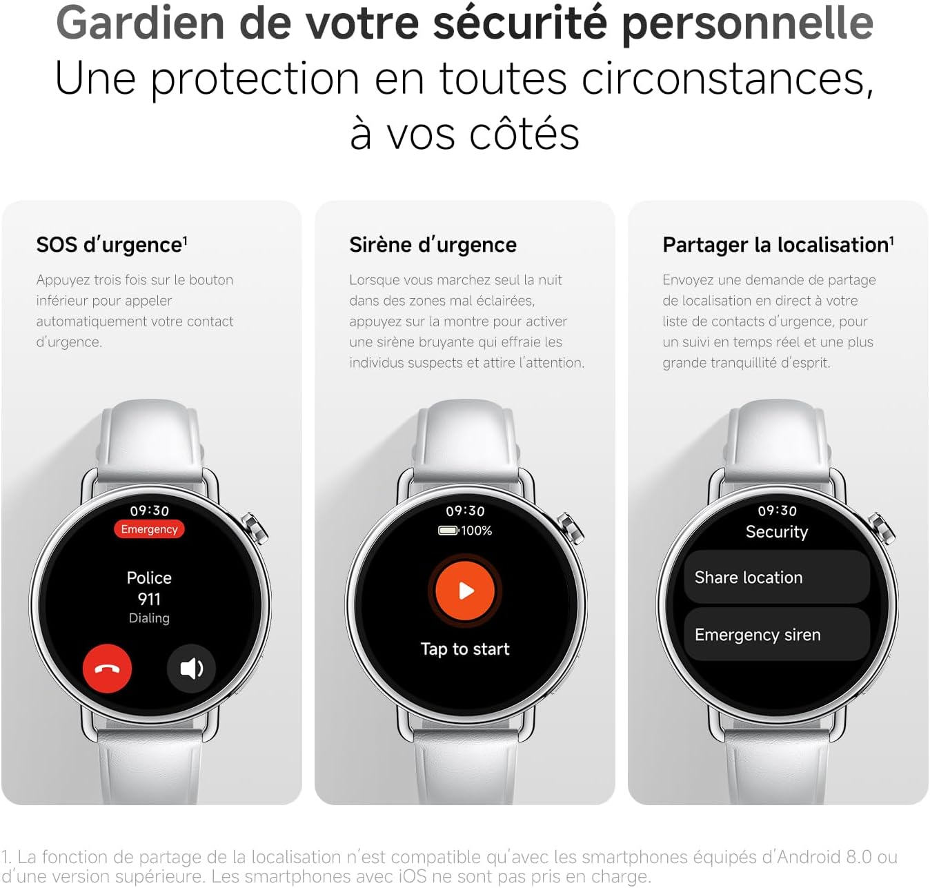 Xiaomi Watch S4 41mm Menthe, Noir, Blanc, Or