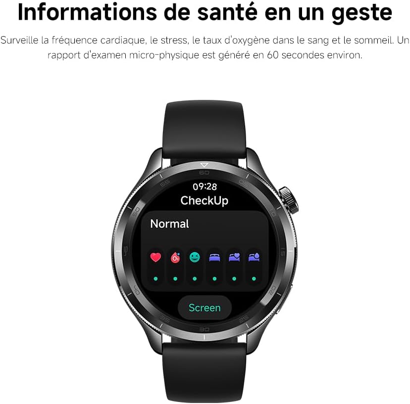 Xiaomi Watch S4 47mm Noir, Argent, Or