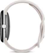 Google Pixel Watch 4 (45 mm) Argent Poli / Porcelaine