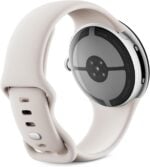 Google Pixel Watch 4 (45 mm) Argent Poli / Porcelaine