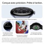 Google Pixel Watch 4 (45 mm) Argent Poli / Porcelaine