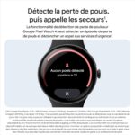 Google Pixel Watch 4 (45 mm) Argent Poli / Porcelaine